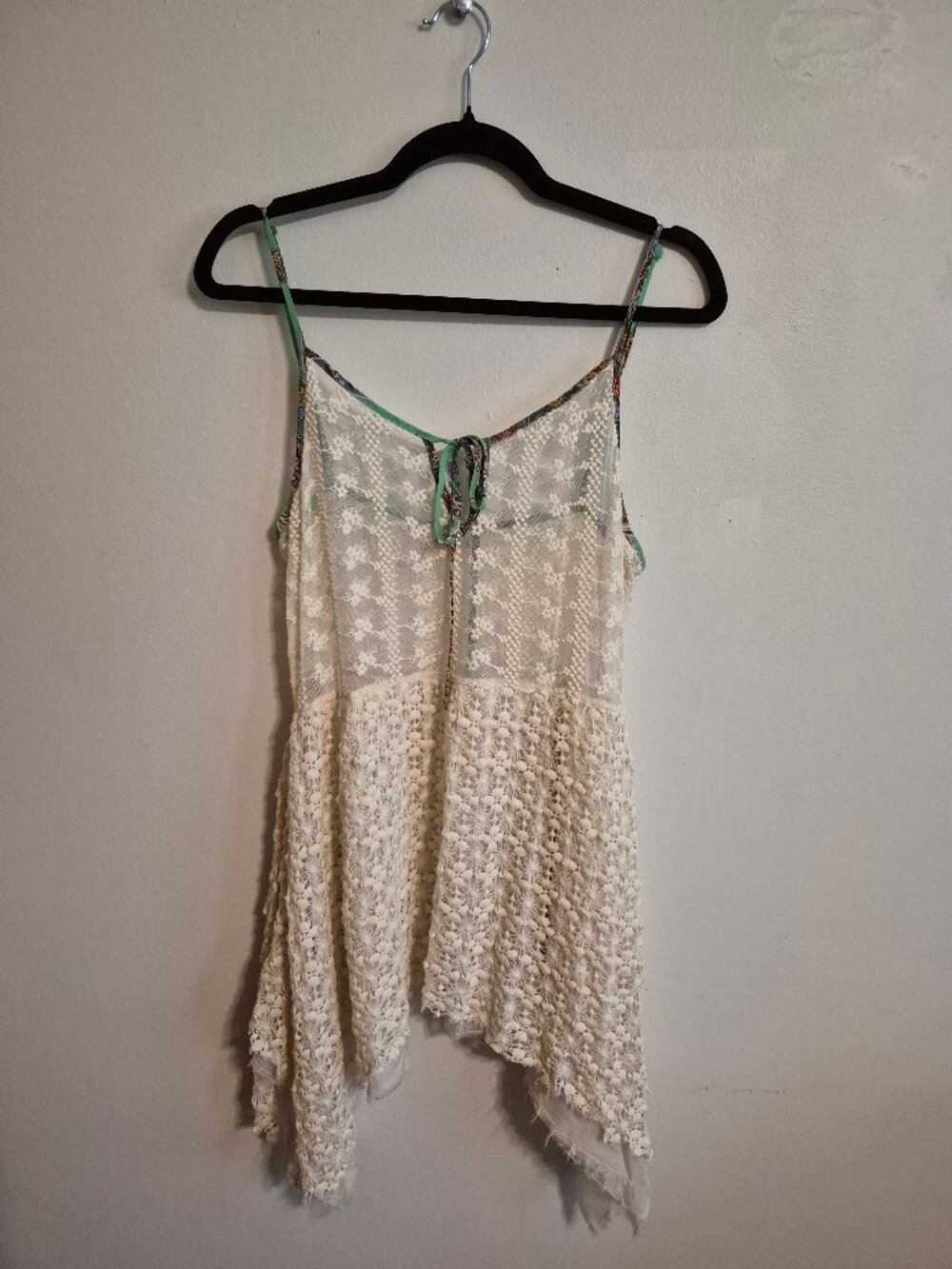 Boho Fairy Distressed Flowy Hippie Festival Tank Medium